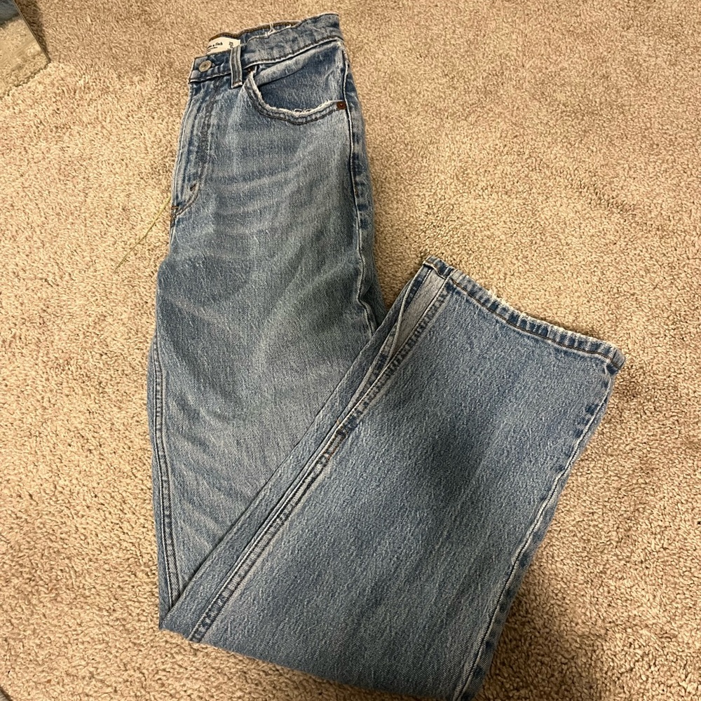 Abercrombie & Fitch Light Blue Straight Jeans
